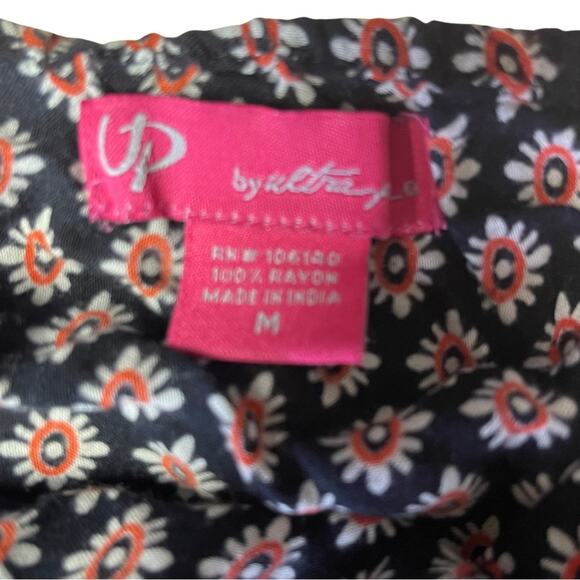 UP by ultra pink romper bohemian drawstring waist adjustable lightweight size M - Picture 3 of 3